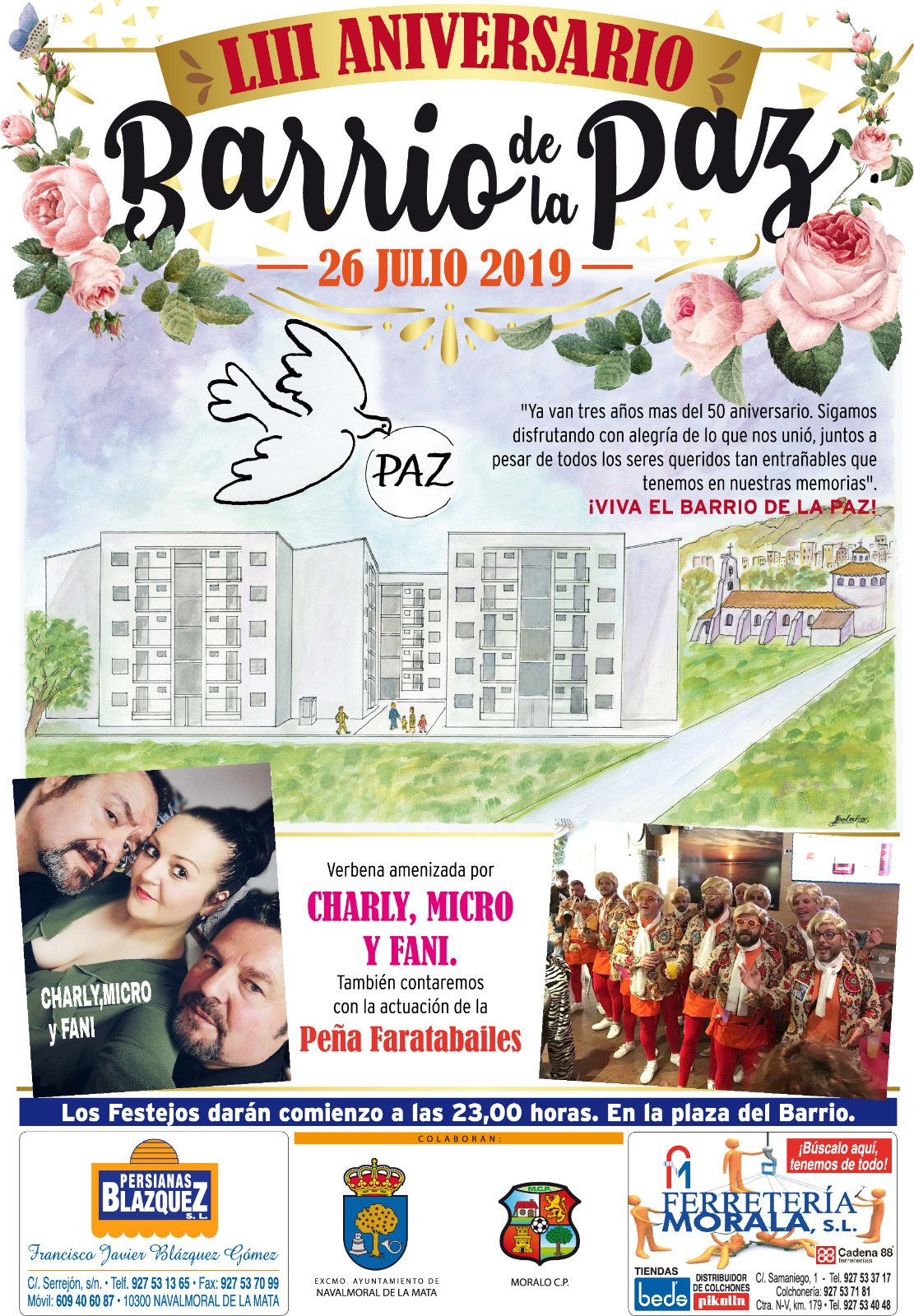 LIII Aniversario del barrio de la Paz.