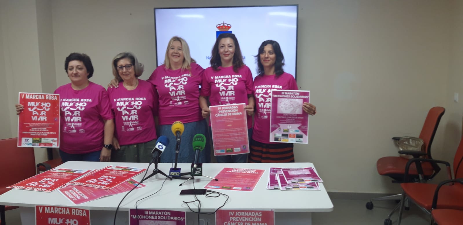 V Marcha Rosa contra el cÃ¡ncer de mama.