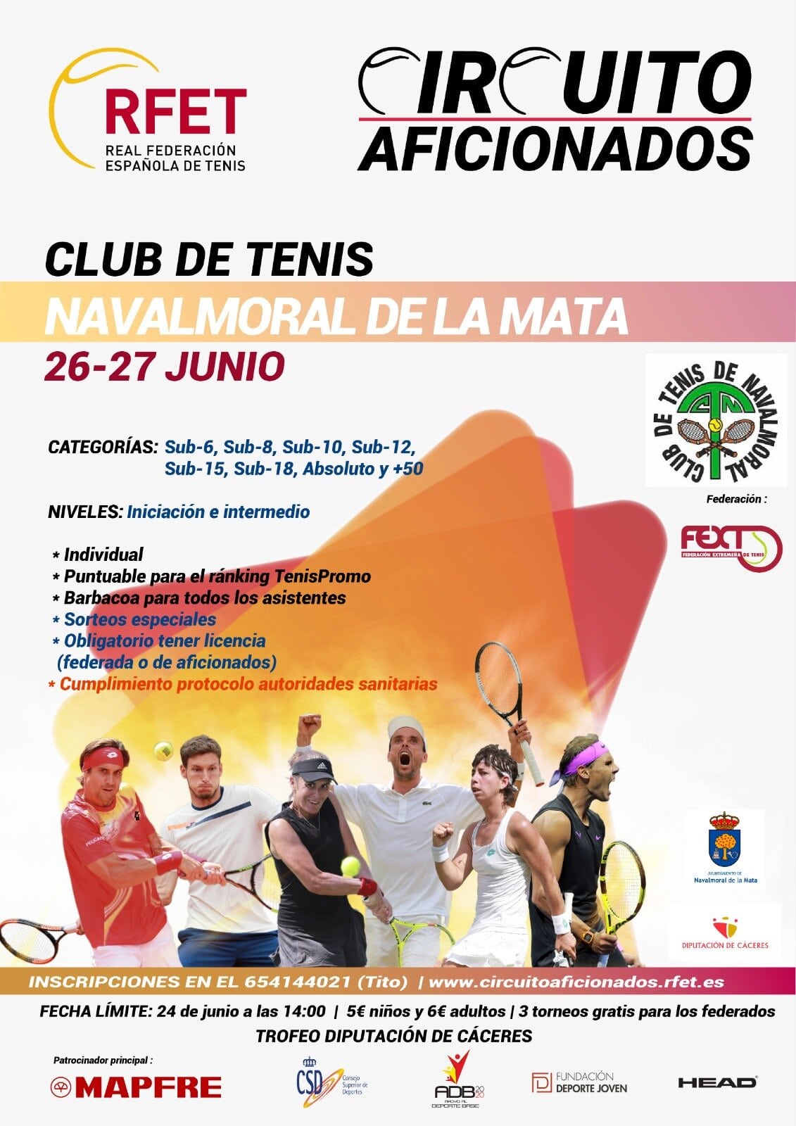 Trofeo DiputaciÃ³n y 24 horas de tenis y pÃ¡del