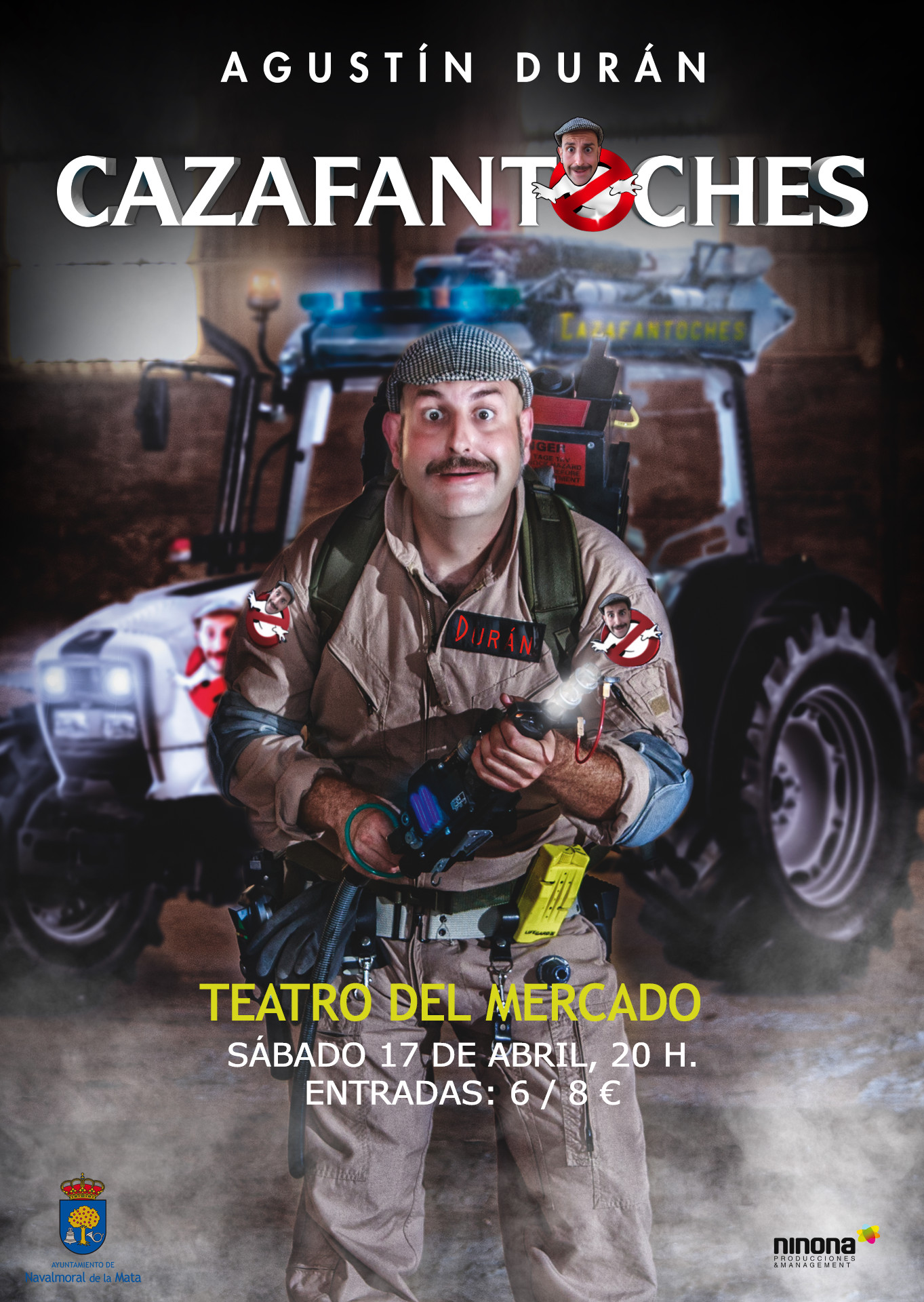 AgustÃ­n DurÃ¡n presenta â€œCazafantochesâ€, la comedia anti fantasmas.