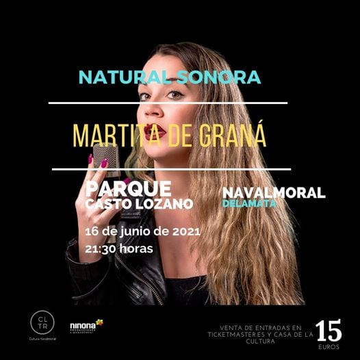 Consigue las Ãºltimas entradas para ver a Martita de GranÃ¡ el prÃ³ximo 16 de junio.