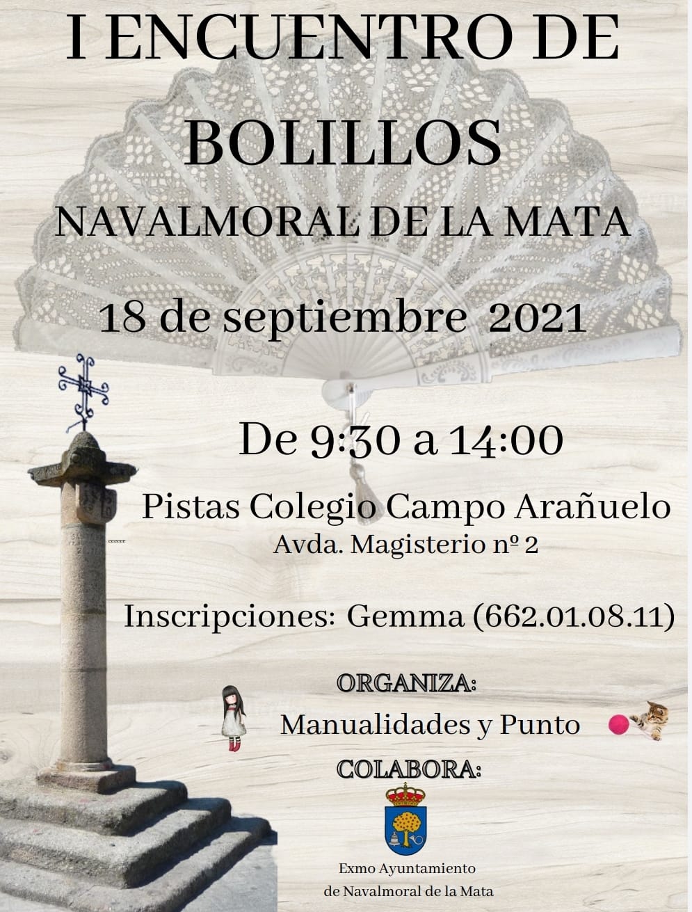 I Encuentro de bolillos de Navalmoral de la Mata.