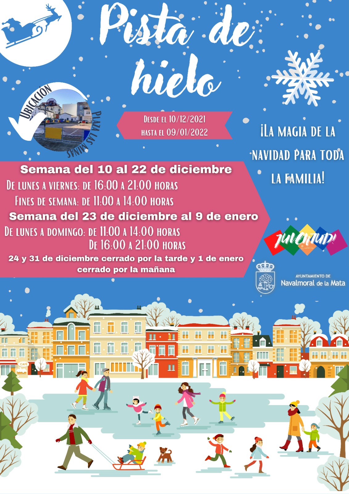 El Parque de las Minas contarÃ¡ con una pista de â€œhieloâ€ desde el 10 de diciembre hasta el 9 de enero.