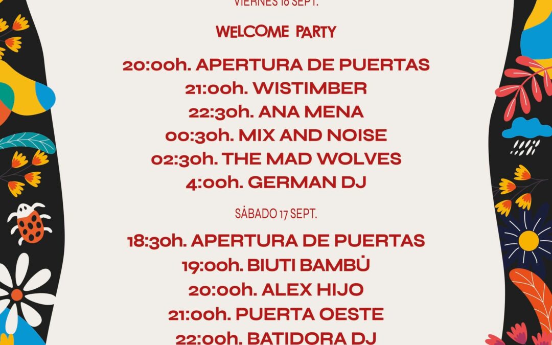 Horarios del festival de mÃºsica â€œNatural Sonoraâ€.