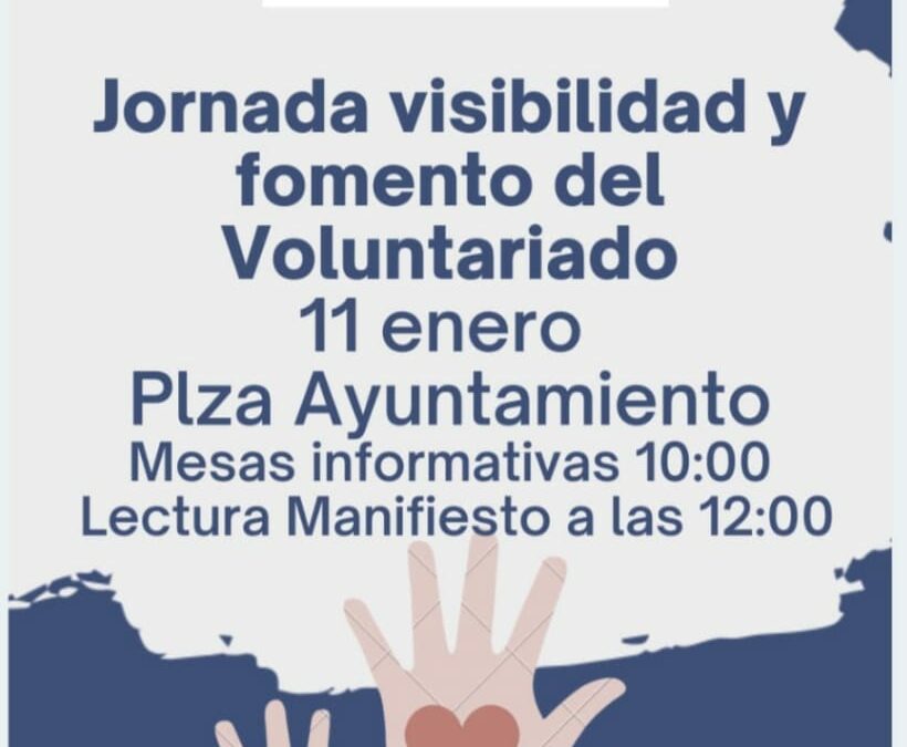 Jornadas de visibilidad y fomento del voluntariado.