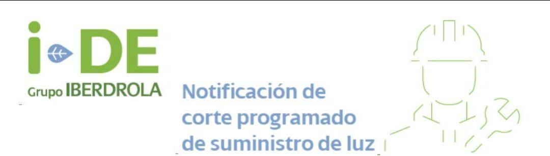 NotificaciÃ³n de corte programado de suministro de luz